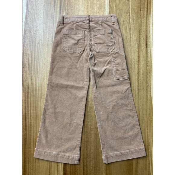 Art Class Kids Girls Wide Leg Brown Corduroy Pants With Pockets Size 6 - Picture 4 of 12